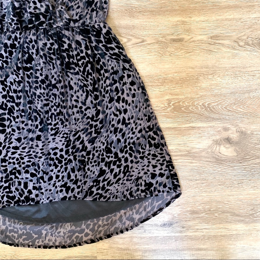 H&M Black & Gray Animal-print Dress - Picture 4 of 5